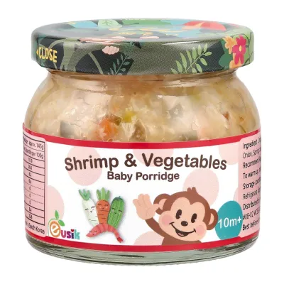 Eusik Baby Rice Porridge - Shrimp And Vegetables - 145G - 10 Months+