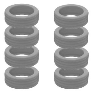 Set 8 Vòng silicone Bọc Bánh Xe Hành Lý Giảm Tiếng Ồn