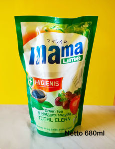 mama lime pencuci piring 680ml green tea & habbatussauda