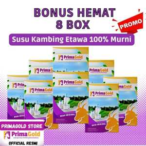 8 BOX SUSU PRIMAGOLD ORIGINAL SUSU PRIMA GOLD ORIGINAL SUSU ETAWA PRIMAGOLD ASLI SUSU ETAWA PRIMAGOLD MURNI  SUSU ETAWA SUSU ETAWA MURNI SUSU ETAWA   PLATINUM