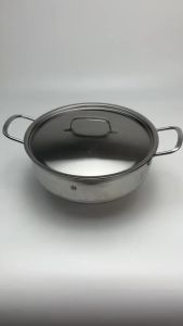 Nồi Lẩu Inox 1 Ly Vũ Khải LP - Dùng Được Mọi Loại Bếp Tiện Dụng - Kích Thước 22 24cm