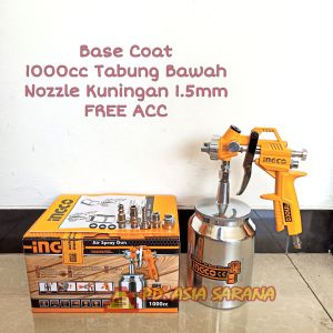 Air Spray Gun Tabung Bawah 1000ml INGCO ASG3101 Paint Semprot Cat Pneumatic cc