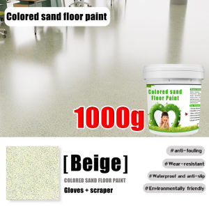 🌈1000G With Tools🌈Colored Sand Floor Paint Self Leveling Imitation Marble Cement Floor waterproof long-lasting color retention non-cracking water-based epoxy paint floor heavy duty floor coating