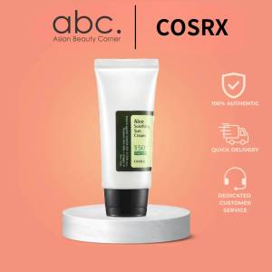[COSRX] Aloe Soothing Sun Cream SPF50+ PA+++ (50ml) | Moisturizing Sunscreen No White Cast UV Protection K-Beauty