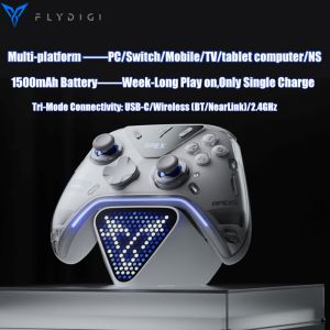 Flydigi apex 5 controller gamepad wireless gamepad for pc /Switch/Phone/TV/tablet computercharging dock with Cool RGB screen
