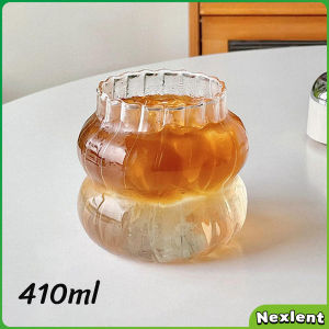 Nexlent 530ml 650ml Drinking Cups Heat-resistantn Coffee Milk Tea Cup 410ml Creative Clear Vintage Fluted