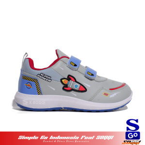 Ando super power sepatu sekolah anak laki-laki tk dinoland sepatu anak-anak cowok kekinian 29-32