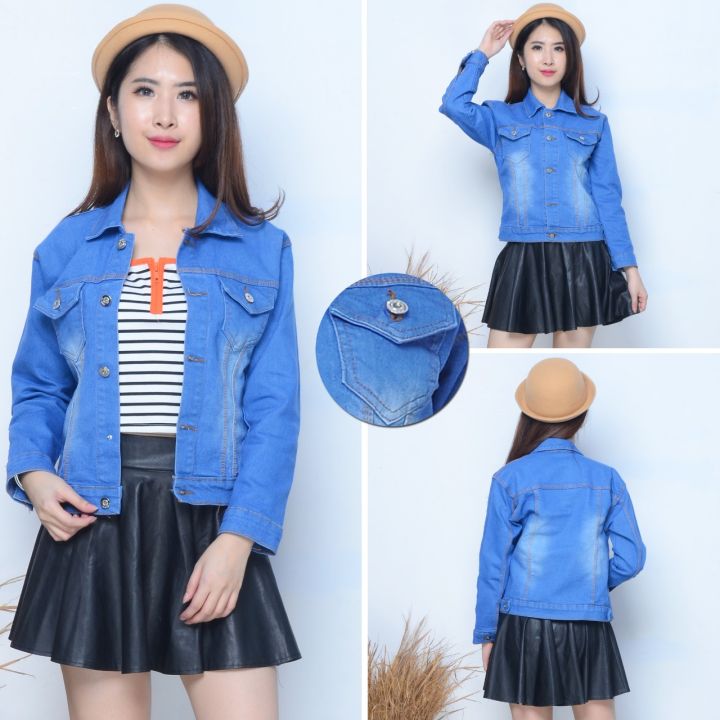 Jaket jeans girl best sale