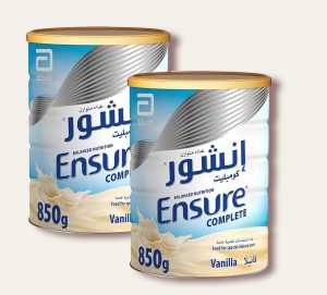 2 CANS ENSURE COMPLETE VANILLA FLAVOR 850grams