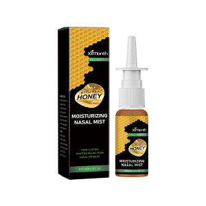 Ximonth Moisturizing Nasal Mist Spray 30ml – Long-Lasting Hydration Gentle & Comforting Made with Honey Gentle Formula Daily Nasal Care for Dry Nasal Passages Travel & Air-Conditioned Environments Nasal Moisturizer Mist for Comfort & Freshness