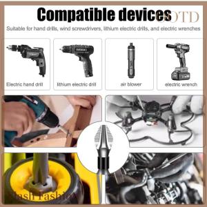 [Falsh F] K5 Non-slip High Hardness Bit S2 Strong Magnetic 5A Black Non-slip Cross Head Electric Drill Electric Screwdriver Bit