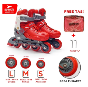 SEPROD 003-111 Speeds Sepatu Roda Sepatu Skate Anak Dewasa Roller Full Karet PU