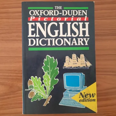 (มือสอง) The Oxford - Duden Pictorial English Dictionary พจนานุกรมรูปภาพ คำศัพท์อังกฤษ English-English อังกฤษ-อังกฤษ ดิกชันนารี