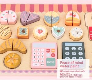 Atoys กระดานหั่น ขายเบอเกอรี่ ไอศกรีม ผลไม้ บาร์บีคิว กระดานไม้ ของเล่นหั่น ของเล่นเสริมพัฒนาการ