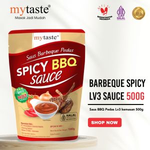 Barbeque Spicy Sauce Level 3 Saus Barbeque Pedas kemasan 500 gram