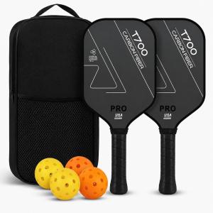 GloRily T700 Carbon Fiber  Pickleball Paddle -16mm Thick Hot Pressed IntegratedConstruction