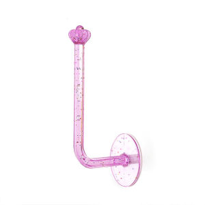 Multifunctional Creative L-shaped Crystal Hair Rope Storage Hook/ Wall Mounted Jewelry Display Hanging Rack