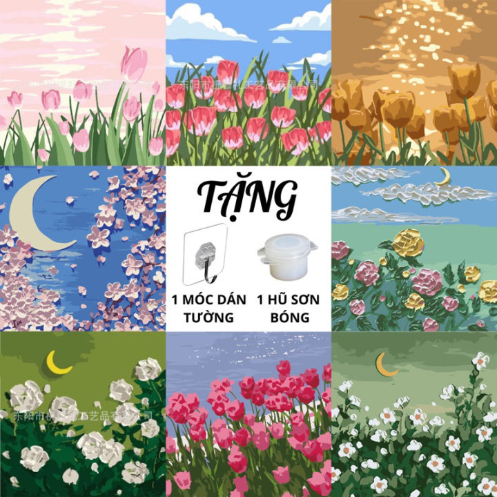20 mẫu tranh tô màu hình bông hoa cho các bé gái