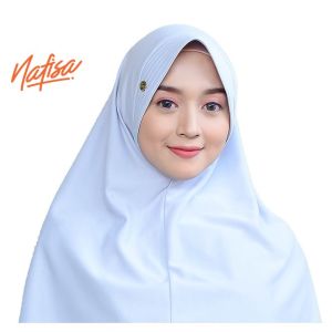 Nafisa Asha Size L | Jilbab Instan Pet Antem | Hijab Instan Bergo Kaos | Khimar Simple