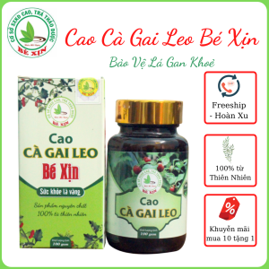 Cao cà gai leo thương hiệu BÉ XỊN- sản phẩm thương hiệu chứng nhận Ocop 3 sao