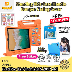 IPad Pro 12.9 Inch 2015 2017 Old Kid Soft Case Slot Pen Eva Casing Anak Cover Standing