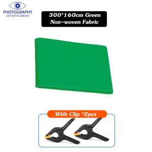 【READY&STOCK】PH PGE Photography 1.6m*1/2/3m Green Screen Background Photo Video Studio Backdrop For Live Stream