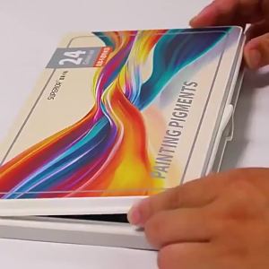 24-color Opaque Semi-dry Solid Watercolor Paints Suitable DIY Painting Graffiti Coloring Portable Outdoor Watercolor Paints