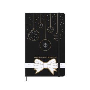 Moleskine Holiday Festive Notebook Ruled Hard Cover Large 13x21 cm