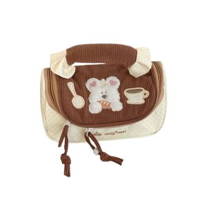 LETOY Cake Butterfly Cartoon Stationery Bag Puppy Dog  Storage Handheld Pencil Pouch Kawaii Ins Style Korean Style Pencil Case Stationery Holder