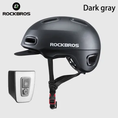 ROCKBROS Bike Helmet EPS Integrally-shaped Anti-Theft Waterproof Helmet Bicycle Free Gift Unisex Shockproof Breathable Adjustable Hat Mountain Bike Cycling Motorcycle Accessories