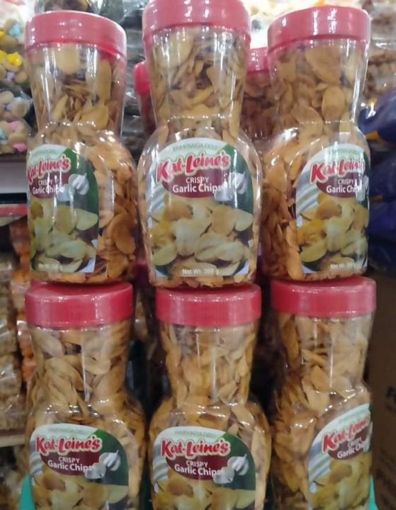 CRISPY GARLIC CHIPS Native Garlic Chips Pasalubong Chicharon Butcheron ...