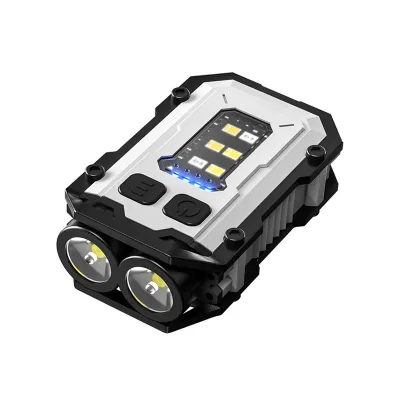 【SKIT SG】Portable Mini Flashlight Torch Flash Light Outdoor Waterproof Headlight TYPE-C Type Fast Charging Small Electric Strong Magnetic Detection COB LED Work Light Aluminum Alloy Hood Emergency Light Tactical Key Chain EDC Clip for Night Car Repairing