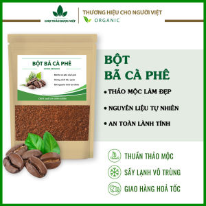 Bột bã cà phê 100g nguyên chất dưỡng trắng da tẩy tế bào chết se khít lỗ chân lông mờ thâm nám