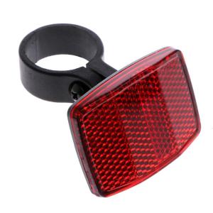 Plastic Bike Handlebar Reflector Waterproof Bicycles Rear Seat Reflective Taillight Plastic Safety Bike Rear Reflector