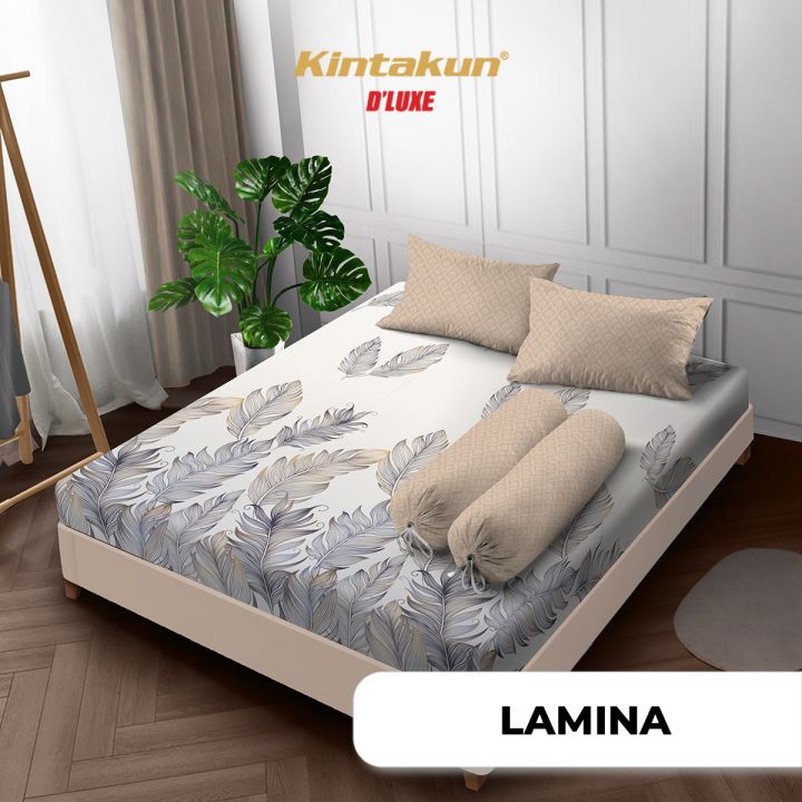Sprei Kintakun Dluxe Juni Edition King Size 180X200cm Motif - Lamina