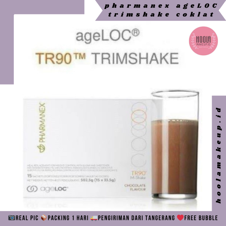 PHARMANEX ageLoc TR90 SHAKE ３箱 PHARMANEX ageLOC TR90 Trimshake Rasa Cokelat Minuman Protein