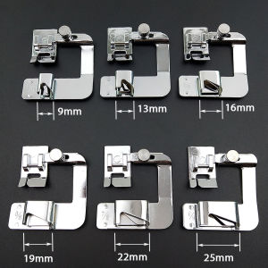 1PCS Domestic Sewing Machine Foot Presser Foot Rolled Hem Feet For Brother Singer  Janome Sewing Accessories Tools