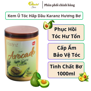 Kem ủ tóc ( hấp dầu ) Karanz Avocado Hair Care Cream Hương Bơ - 1000ml