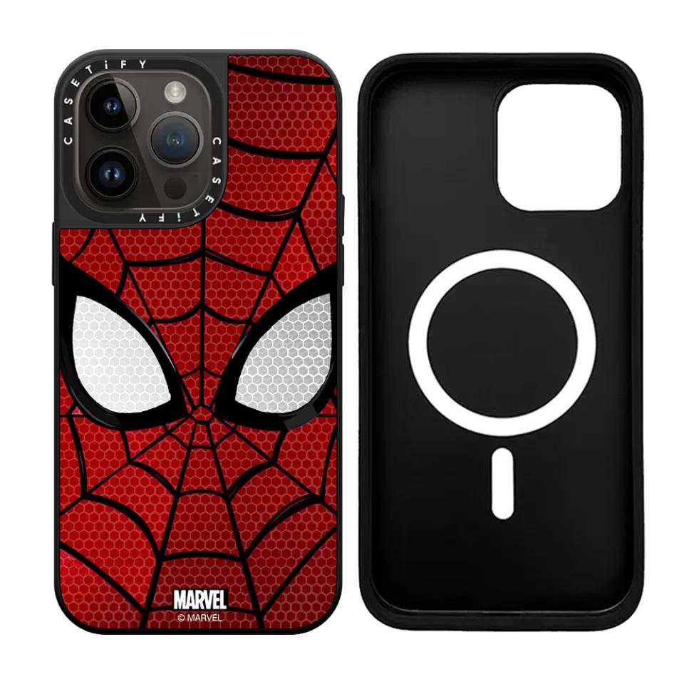 CASETiFY Mirror Face Spider Man Magsafe Phone Case for iPhone 15