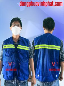 Áo Gile Kỹ Sư 3 Dây Kéo Nhiều Màu Sắc Có Size Lớn Bảo Hộ Lao Động An Toàn Viền Dạ Quang - Hình Thật Có Sẵn