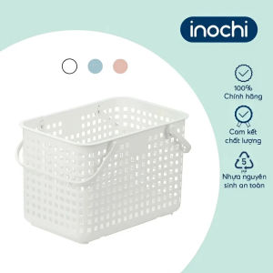 Giỏ Nhựa Inochi Có Quai – Nhựa Nguyên Sinh Thoáng Khí Thiết Kế Nhật Bền Đẹp Gọn Gàng Dễ Vệ Sinh