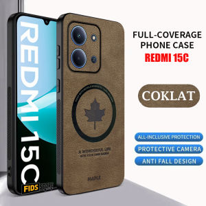 Case Maple Magnetic For Xiaomi Redmi 15C Softcase Leather Magsafe