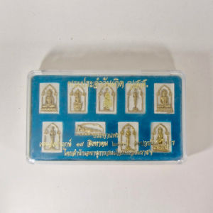 Set of 7 day Buddha image with Jivon and Temple stamp
