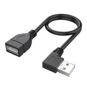 USB 2.0 cáp Đầu Đực thành đầu cái kết nối dây nối 90 độ dây góc cạnh cho máy tính xách tay bàn phím và Ổ Flash USB