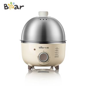Bear Electric Siomai Food Steamer with Timer Stainless Steel Multifunctional Cooker for Egg Breakfast Milk Vegetables