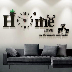 นาฬิกาแขวนผนังแบบไม่เจาะรู นาฬิกาแขวนที่เรียบง่ายและเป็นส่วนตัว