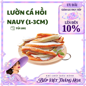 [HỎA TỐC HCM] Lườn Cá Hồi Nauy 1kg | Béo Ngậy Cắt Dày 1-3 Cm