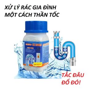 Combo 5 Chai Bột Thông Cống Thông Bồn Cầu Siêu Mạnh - Thông Tắc Nhà Vệ Sinh Cống Tắc Dầu Mỡ