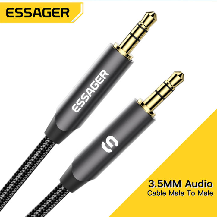 Essager 3.5mm Jack Audio Cable Aux Auxiliary Wire Male To Male Cord For