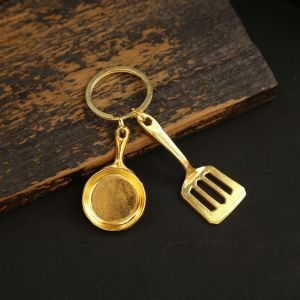 Fortune and Good Luck Keychain Gift 已开光 招财钥匙扣礼物 LOL云顶之奕金铲铲之战挂件钥匙扣金铲铲金锅锅合金书包礼物挂件
